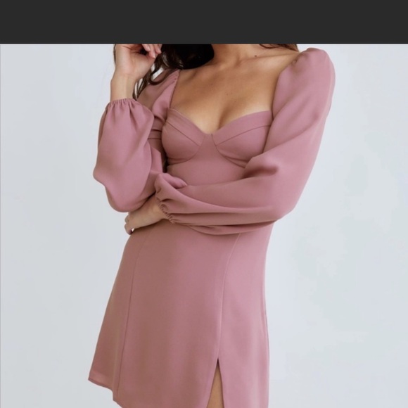 WILFRED NOVELLA DRESS   SOFT ORCHID - Picture 3 of 5